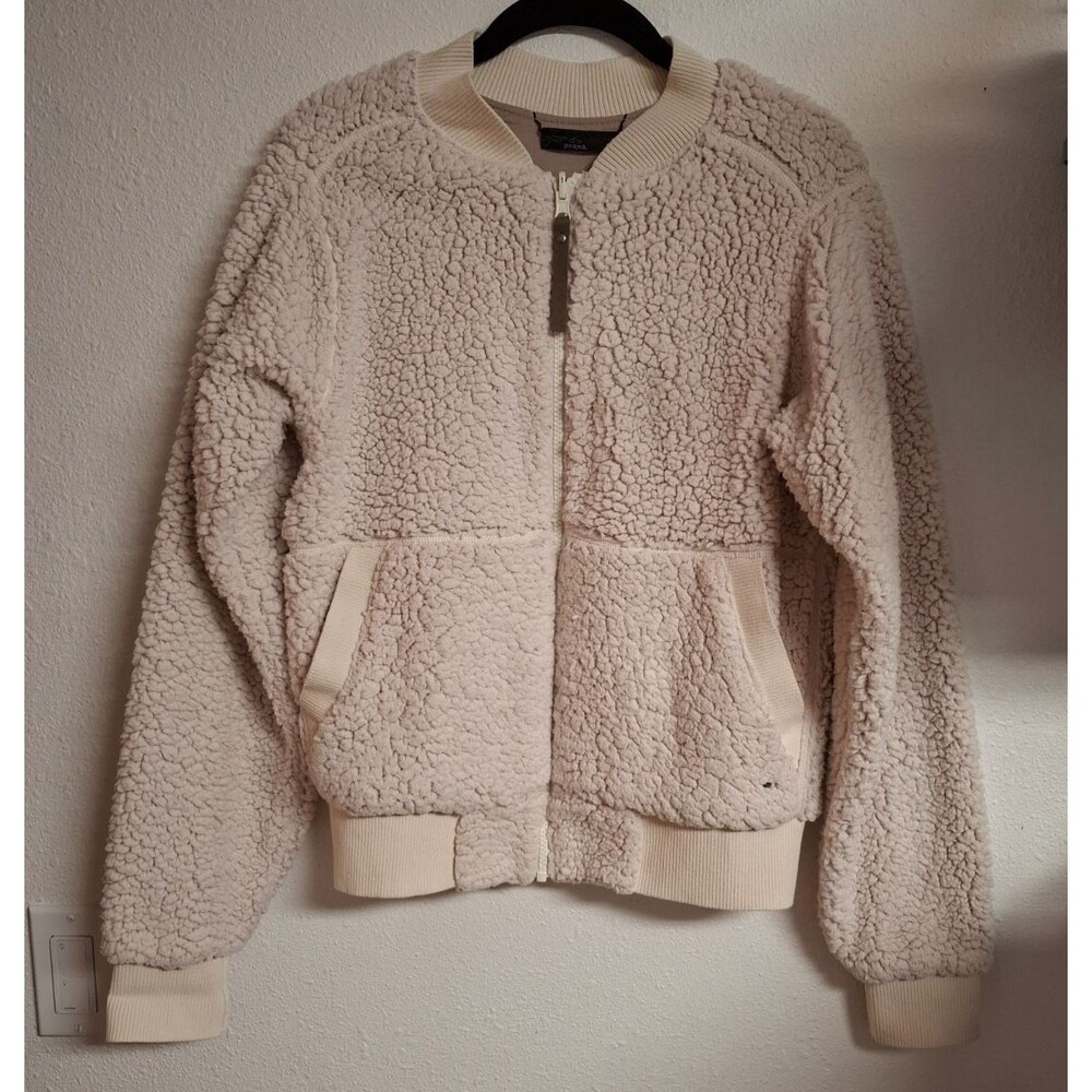 PrAna Polar Escape Reversible Fleece Cropped Bomber Women's Jacket M
